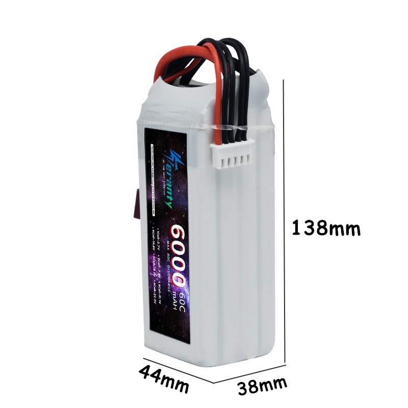 Batería Lipo de 6000mAh, 14,8  - 4S Lipo Battery 14.8V 6000Mah reseña y precio