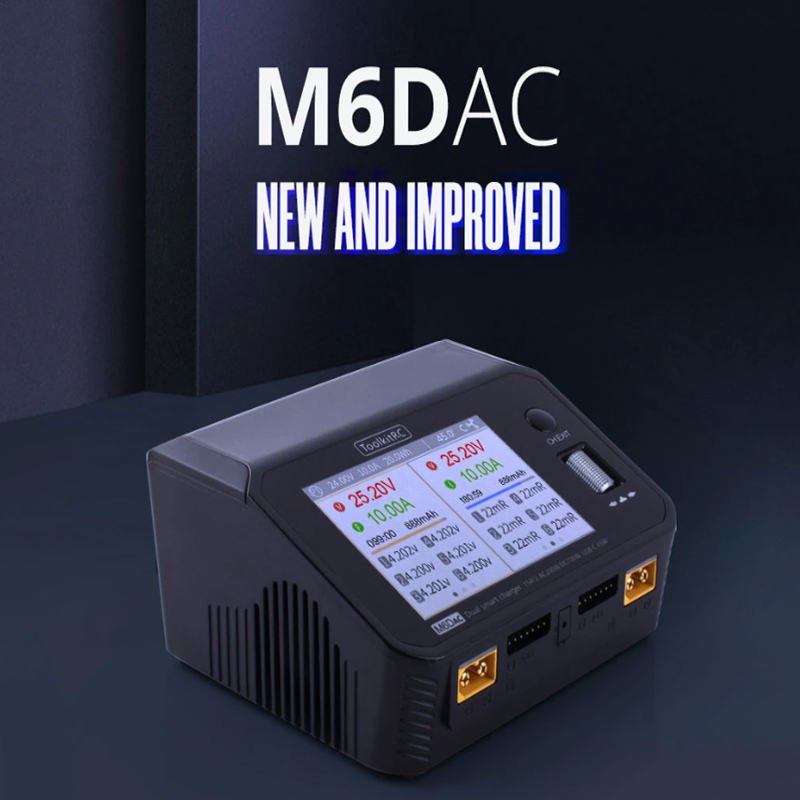 Cargador/Descargador Inteligen - Toolkitrc M6Dac Smart Charger reseña y precio