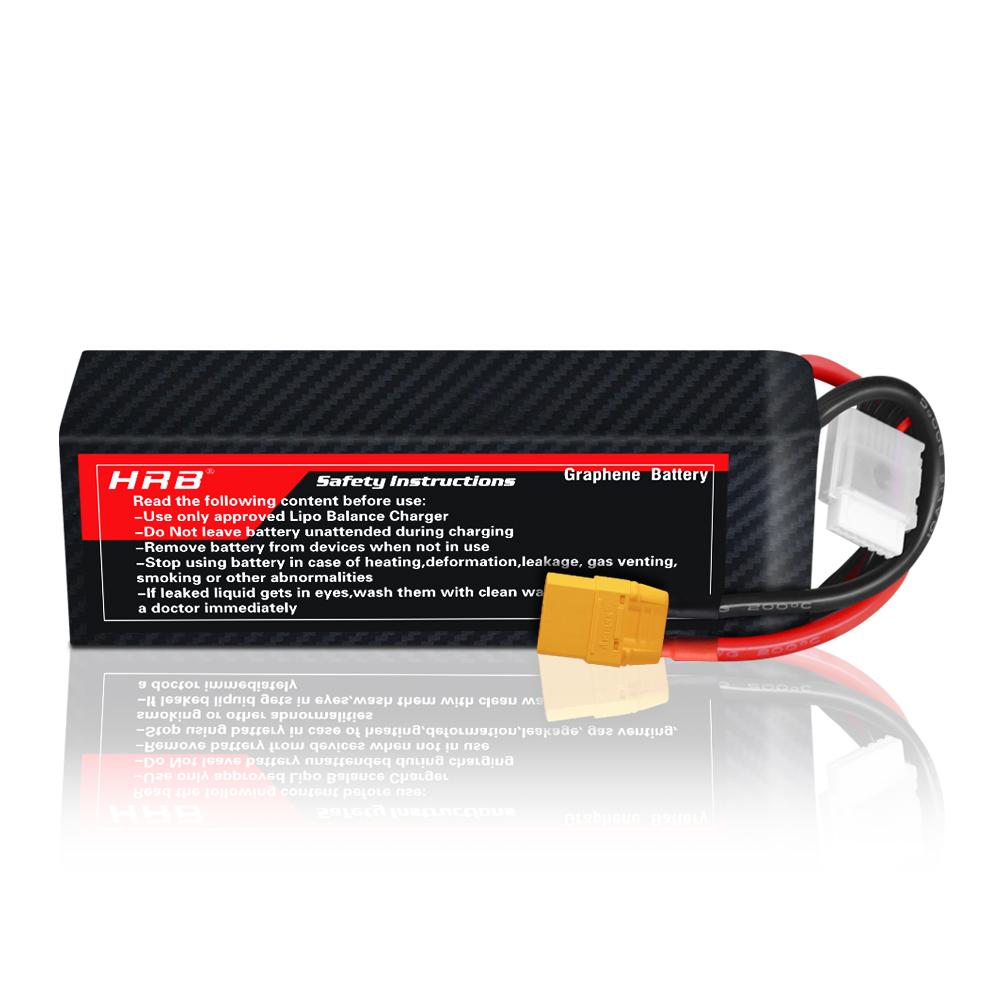 1 batería de grafeno HRB 22,2  - 6S Lipo Battery 22.2V 5000Mah reseña y precio